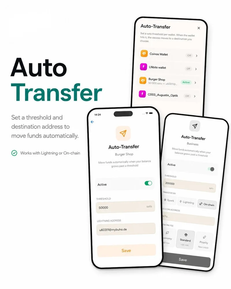 Auto-Transfer verschiebt Guthaben für dich