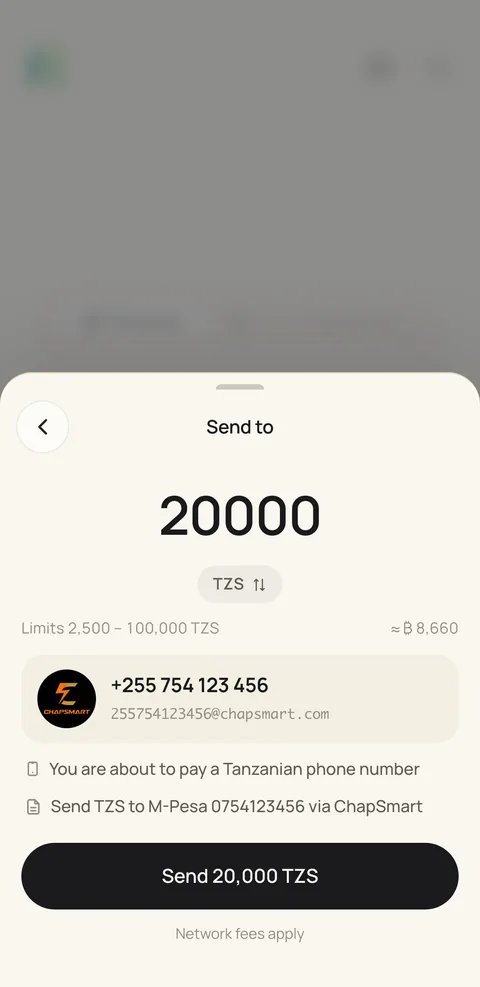 An eine Telefonnummer senden